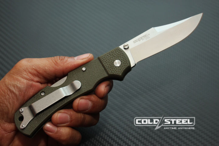 มีดพับนายพราน-cold-steel-รุ่น-double-safe-hunter-ใบมีด-8cr13-mov-ทรงโบวี-aaa