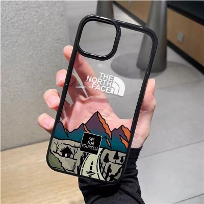 ✥✳☽ ganzha3965 เคสโทรศัพท์มือถืออะคริลิคใส แบบแข็ง ลาย North Road สําหรับ iphone 14 pro Max 11 13 12 7Plus 8 X XS Max