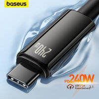 Baseus 240W USB Type CสายสำหรับRealme Samsung S23 Huawei PD3.1 Supercharge 5A Fast ChargerประเภทCถึงประเภทสายเคเบิลสำหรับMacbook PC-asdewrwerds