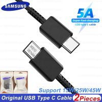 [KOLT Digital] สาย Samsung ของแท้ชนิด C PD Usb To UsbC 25W ชาร์จเร็วสุดๆ45W Kabel 5A สำหรับ Galaxy S22 5G S21 S20 Fe Note 20 A53 Tab