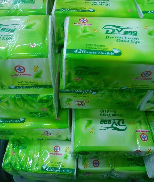 Eco friendly facial tissue paper towel Tissue green (AN XIAO YU