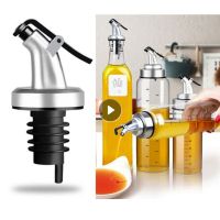 ▤☌ 1/2/3PCS Oil Bottle Stopper Cap Dispenser Sprayer Lock Wine Pourer Sauce Nozzle Liquor Leak-Proof Plug Kitchen Accessories