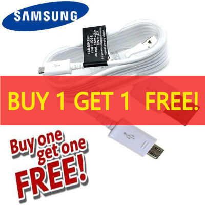 (Buy 1 Free 1)SAMSUNG สายชาร์จ Micro USB Data Cable Original ความยาว 1 เมตร !!รับประกันตัวสินค้า 1 ปีเต็ม!!