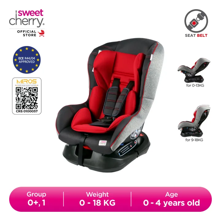 Sweet Cherry Convertible Infant Baby Car Seat Newborn to 4 years old LB303 Dean Car Seat Group 0+,1