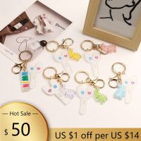 Kpop Idol New Jean Acrylic Colorful Rabbit Keychain NewJeans Key Chain Key Ring Pendant Fans Collections Accessories Key Chains