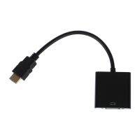 Hitam-kompatibel dengan Kabel Adaptor VGA Monitor Proyektor Kabel Konverter HD