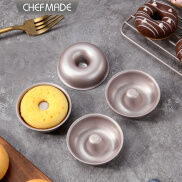CHEFMADE Dụng Cụ Nướng Bánh Rán Dạng Vòng Chống Dính Bánh Rán Nhỏ Bộ Khuôn