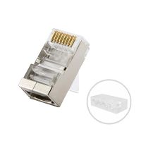 【Popular】 (50ชิ้น/แพ็ค) เครือข่าย10GB RJ45 Cat.6a แบบโมดูลปลั๊กหุ้ม-แท่งโหลดสายไฟสำหรับสาย Cat.6/Cat.6a