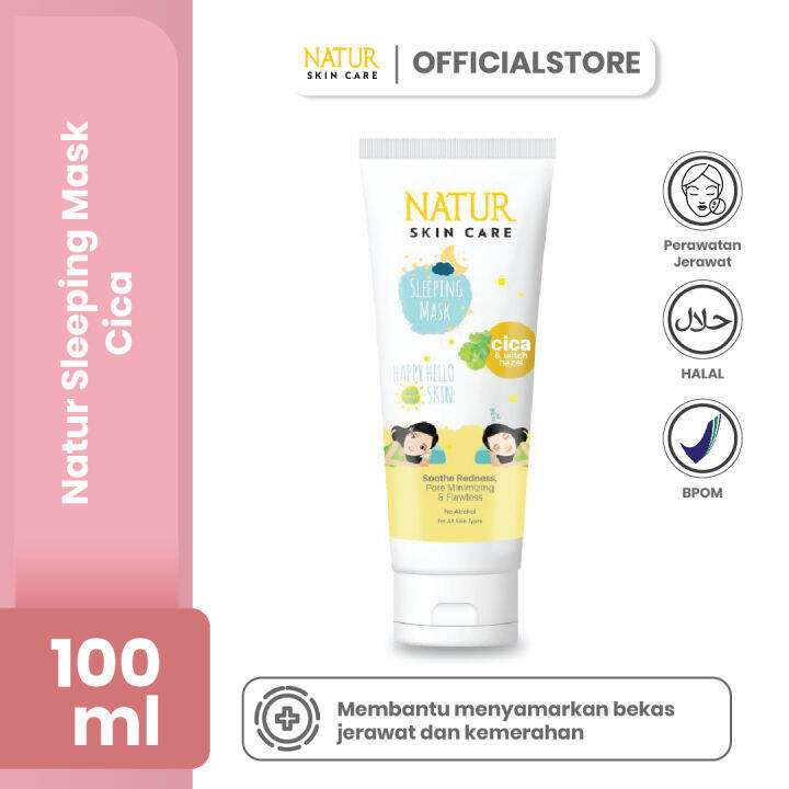 Natur Sleeping Mask Cica 100ml Lazada Indonesia