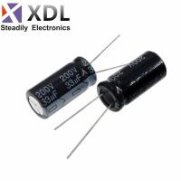 10pcs 33uF 200V Aluminum Electrolytic Capacitor 10*16mm Radial 33uf200v 200v33uf High frequency and low resistance WATTY Electronics