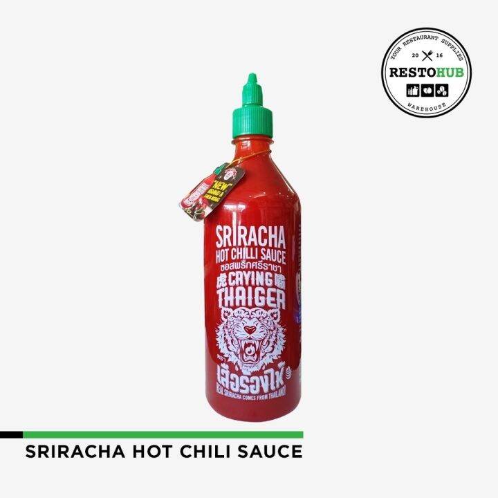 Suree Sriracha Extra Hot Chilli Sauce Crying Thaiger Big Bottle 814g Restohub Condiments 5604