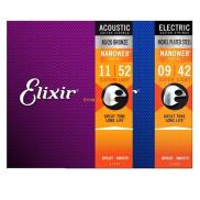 Elixir Nanoweb Acoustic điện trọn bộ dây đàn ghi ta 16027 11052 11002