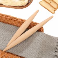 [COD] Manufacturers wholesale baking tools beech rolling pin pointed noodle dumpling skin pressure unpainted