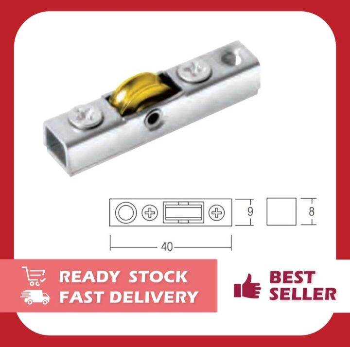 Showcase Roller Aluminium Door Sliding Roller Glass Door Roller Door Roller Roda Perabot