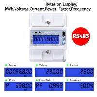 Yingke 5-100a 230V อัพเกรดมัลติฟังก์ชั่เฟสเดียวเครื่องวัดพลังงาน Ac รางเครื่องวัดการบริโภคไฟฟ้า Din พร้อม Rs485 Modbus