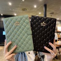 IPad 10.2 8th 2020 10.2 7th Gen 9.7 2018 2017 5th 6th Air 2 1 Mini 6 5 4 Auto Sleep Wake Luxury Crown PU หนัง Folio Stand Slim Case