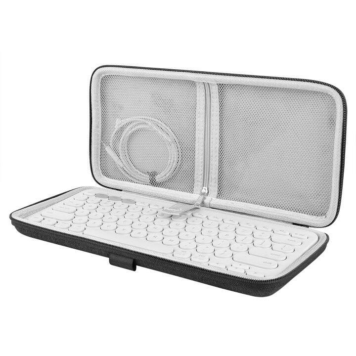 Geekria K380 Wireless Keyboard Case, Hard Travel Carrying Bag for Small