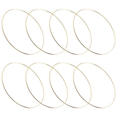 16 Pack 10 Inch Gold Dream Catcher Metal Rings Floral Hoops Wreath Macrame Creations Ring for DIY Crafts
