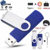 Type C Biyetimi Usb แฟลชไดรฟ์2.0 128Gb Pendrive 64Gb,Pendrive ใช้ได้กับโทรศัพท์ไดร์ฟปากกา4G