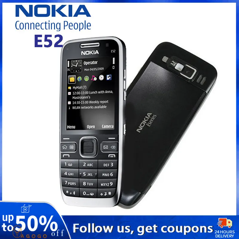 Nokia for E52 Bluetooth GPS Music Video Phone Unlocked Cellphone Function Basic Phone Lazada PH