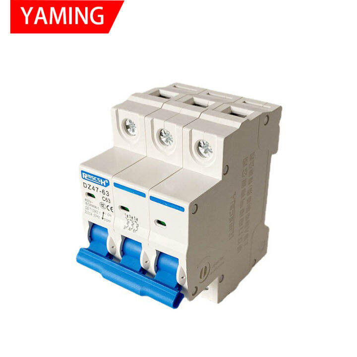 DZ4763 MCB DIN Rail Mount Miniature Circuit Breaker 400V 3P 663A 3