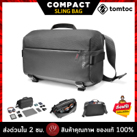 ??Tomtoc Compact Sling Bag กระเป๋าสะพายข้าง สำหรับ iPad / Tablet อุปกรณ์อื่นๆ ดีไซน์แนวสตรีท แบ่งเก็บของได้เป็นสัดส่วน by 89wireless