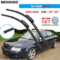 ┅✘ Car Wiper Blade For Audi A6 (C5) 22 quot; 22 quot; 2002-2005 Auto Windscreen Windshield Wipers Blades Window Wash Fit Slider Arm