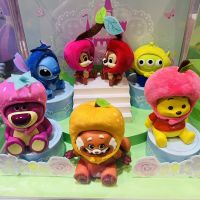 Disney Stitch Alien Fruit Headgear Series Blind Box Lucky Mystery Box Kawaii Anime Figure Model Collection Toys Kids Xmas Gifts