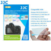 JJC กระจกนิรภัยกันรอยหน้าจอ LCD สำหรับ  Nikon Z30 Zfc Olympus E-M10 MIV, E-M5 MIII, E-M1, E-M1 MII, E-M5 MII, E-M10, E-M10 MII, E-M10 MIII, E -P5, E-PL7, E-PL8, กล้อง PEN-F, HD Clear, แผ่นกระจกนิรภัยแบบไร้ฟอง