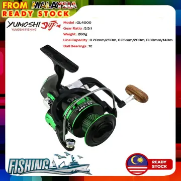 Long Cast Jigging Saltwater Fishing Reel Green Spinning Wheel 5.5