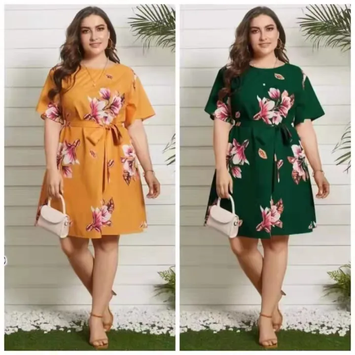 lazada plus size dresses