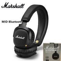 Original MARSHAL MID BLUETOOTH Head-Mounted HiFi Rock Subwoofer ชุดหูฟังบลูทูธไร้สาย MID Black Gaming Headphone