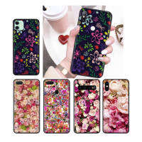 131NO Peony อ่อนนุ่ม Black ซิลิโคน ปก หรับ iPhone G31 Moto G41 G22 G42 13 14 G51 G52 12 G1000 G71 Max Plus Mini Pro เคสโทรศัพท์