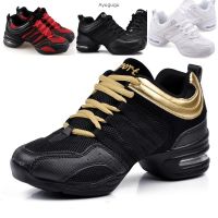 CODiy085671 Ayugugu Dancing Shoes Women Soft Outsole Fitness Shoes Breathable Sneakers Buffer Jazz Dance Shoes