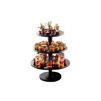 Silikomart HULA UP BLACK XXL Multilayer CakeStand 24,30,35cm / ฐานวางเค้ก