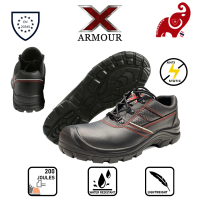 ARMOUR X Composite Toe Cap Safety Shoe Kevlar Midsole Black