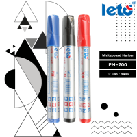 ปากกาเคมี 1หัว ยี่ห้อ LETO รุ่น PM-700 CHISEL POINT MARKER (12ด้าม:แพ็ค)