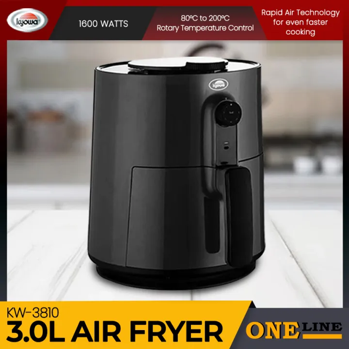 ONELINE Kyowa (KW3810) 1600 Watts Air Fryer 3.0L Lazada PH