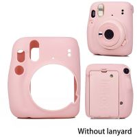 As-36เคสป้องกันซิลิโคนกล้องเคสกันกระแทกสีเจลลี่สำหรับ Fujifilm Instax Mini 11