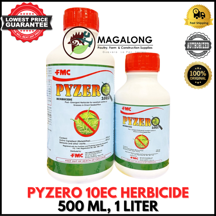 PYZERO 10EC METAMIFOP POSTEMERGENT HERBICIDE BY FMC 500 ML, 1 LITER