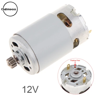 ChgImposs RS550 12โวลต์จอDCสูงเกียร์แรงบิดMicromotor 11ฟันสองความเร็วสำหรับไขควงสว่านไฟฟ้าไร้สาย