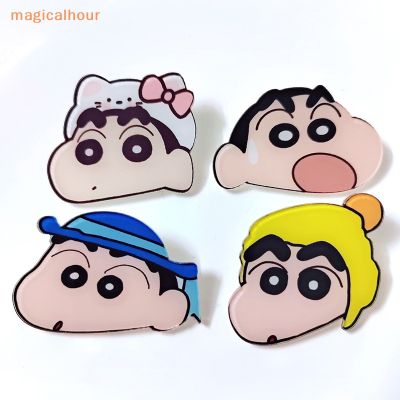 Magicalhour^^ คลิปอะคริลิคใส ลายการ์ตูนชินจัง สําหรับหนีบกระดาษโน๊ต เครื่องเขียน