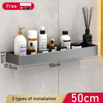 Bathroom Shelf No Drill 30/40/50 Cm Wall Shelves Storage Rack