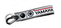 พวงกุญแจ YAMAHA ยามาฮ่า สีเทา สะท้อนแสง มอเตอรไซค์ บิกไบค์ MOTORCYCLE BIKER KEYCHAIN