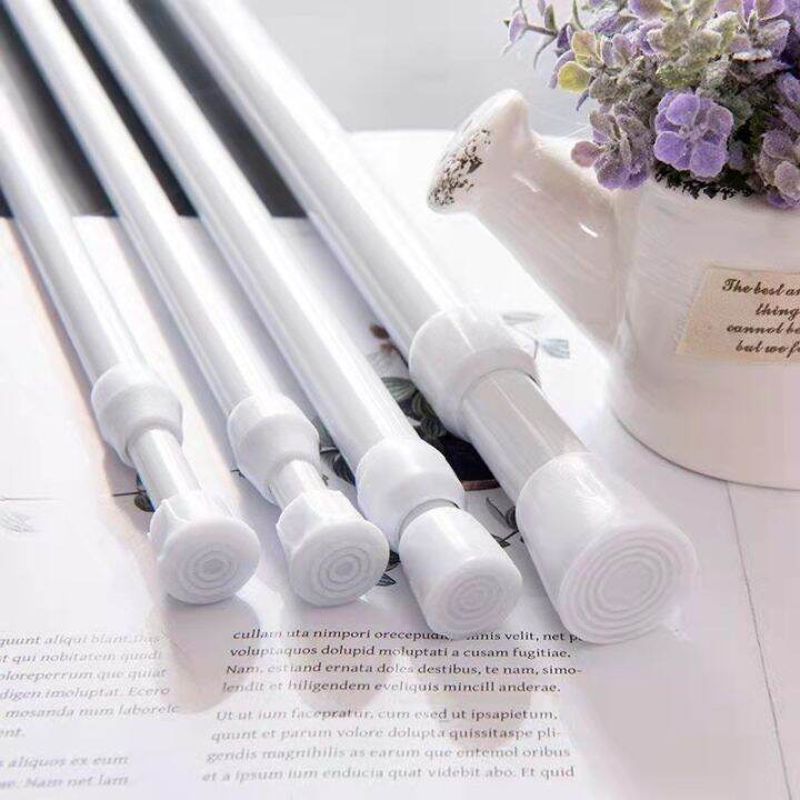 Punchfree adjustable telescopic rod shower curtain rod clothes rod