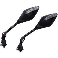 【JH】 1 Motorcycle Led Turn Signals 5 Colors Available Rearview Mirrors Indicator Mirror