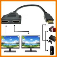 ?SALE? HDMI M TO Y- HDMI 2 F Splitter Cable 1 จอ ออก 2 จอ ## ชิ้นส่วนคอมพิวเตอร์ จอมอนิเตอร์ เมนบอร์ด CPU Computer Cases Hub Switch กราฟฟิคการ์ด Gaming