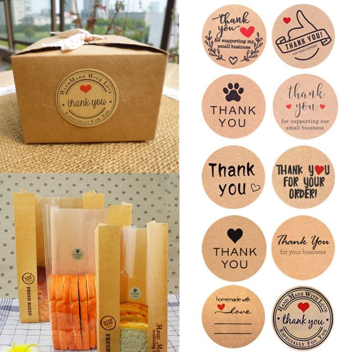 cw-500pcs-roll-paper-thank-you-stickers-labels-decoration-sticker-wedding-cookie-envelope-stationery
