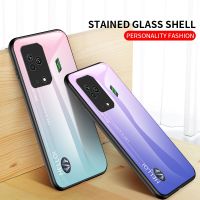 เคสสำหรับ Xiaomi Black Shark 5ไล่ระดับสีกระจกเทมเปอร์ขอบ TPU ที่ครอบสำหรับ Xiaomi Xiaomi Black Shark ฝาแข็งนิ่ม5ปลอกกันกระแทก