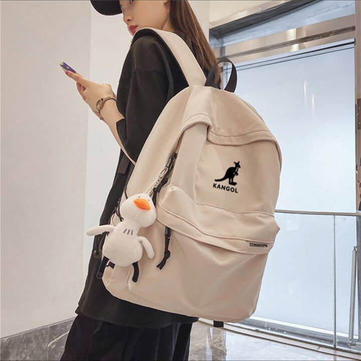 kangaroo-korean-version-shoulder-bag-large-capacity-simple-casual-mens-and-womens-backpack-student-school-bag-all-match-travel-computer-bag